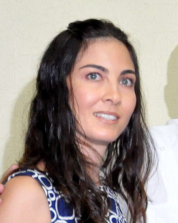 Claudia Romanillos, former director of IPAE, in a courtroom sketch