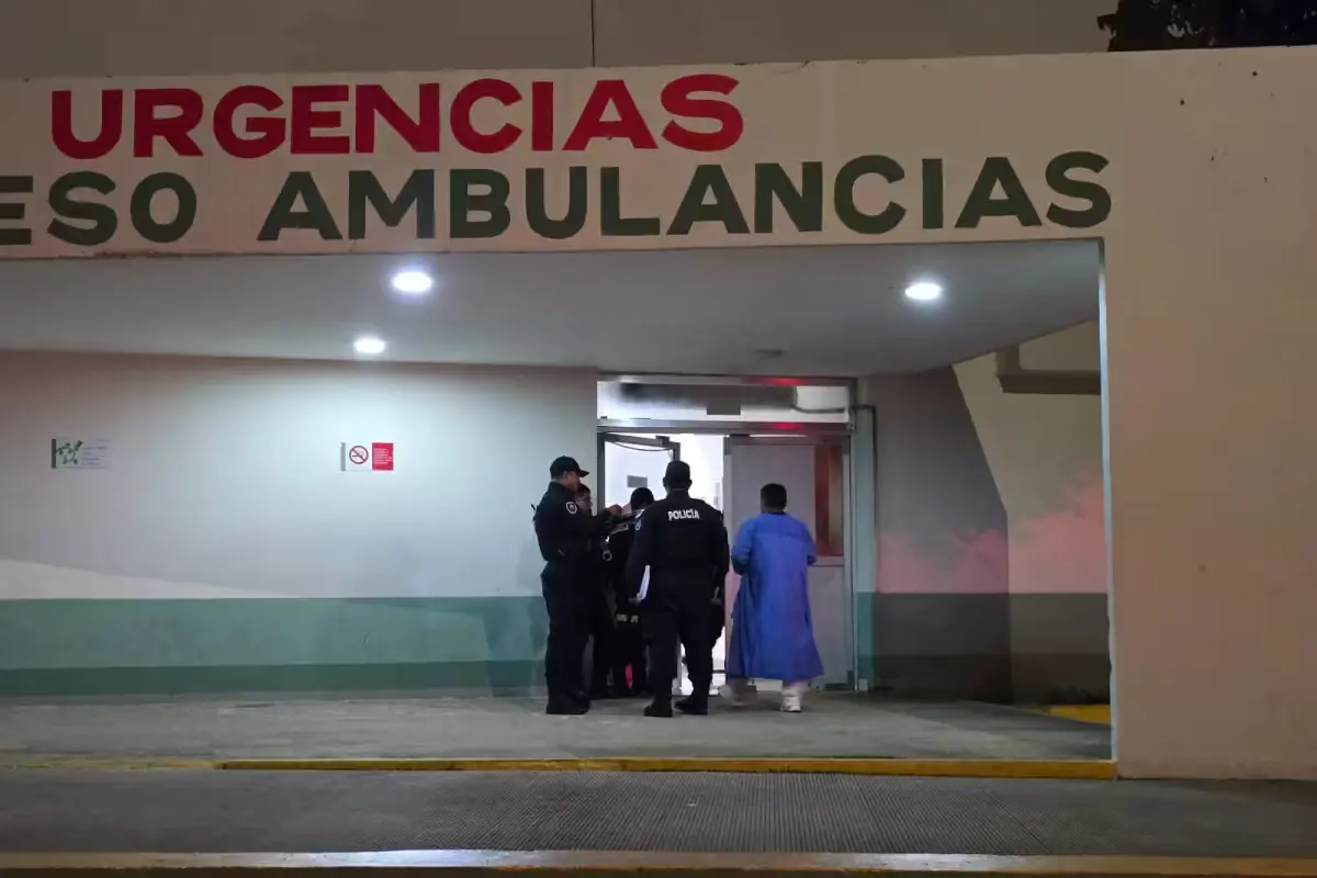 Police officers securing the area after a fatal shooting in Playa del Carmen