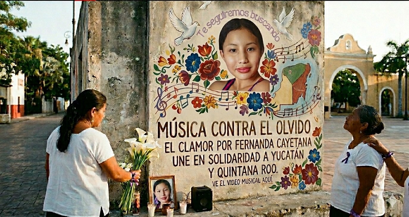 A music video created to raise awareness about the disappearance of Fernanda Cayetana Canul Blanco in Quintana Roo, Mexico.