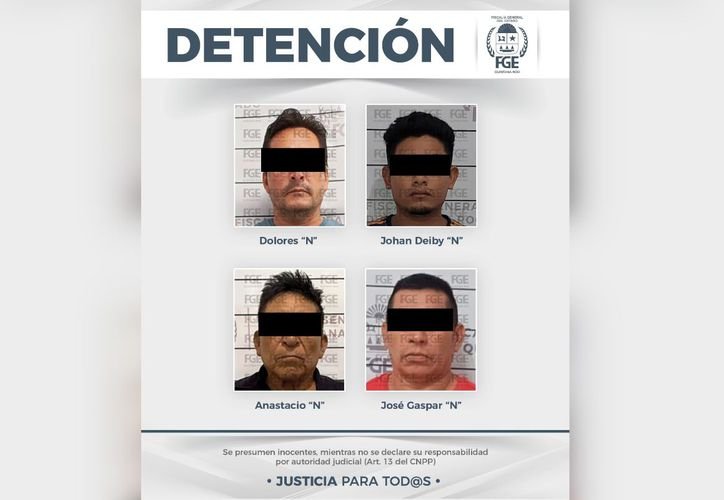 Four men charged with sexual crimes in Quintana Roo