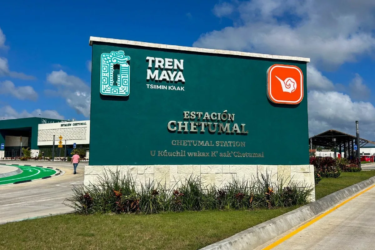 Construction of the Maya Train railway in southeastern Mexico