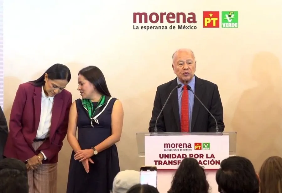 Leaders of Morena, PT and PVEM announce joint candidate registration process for governor elections