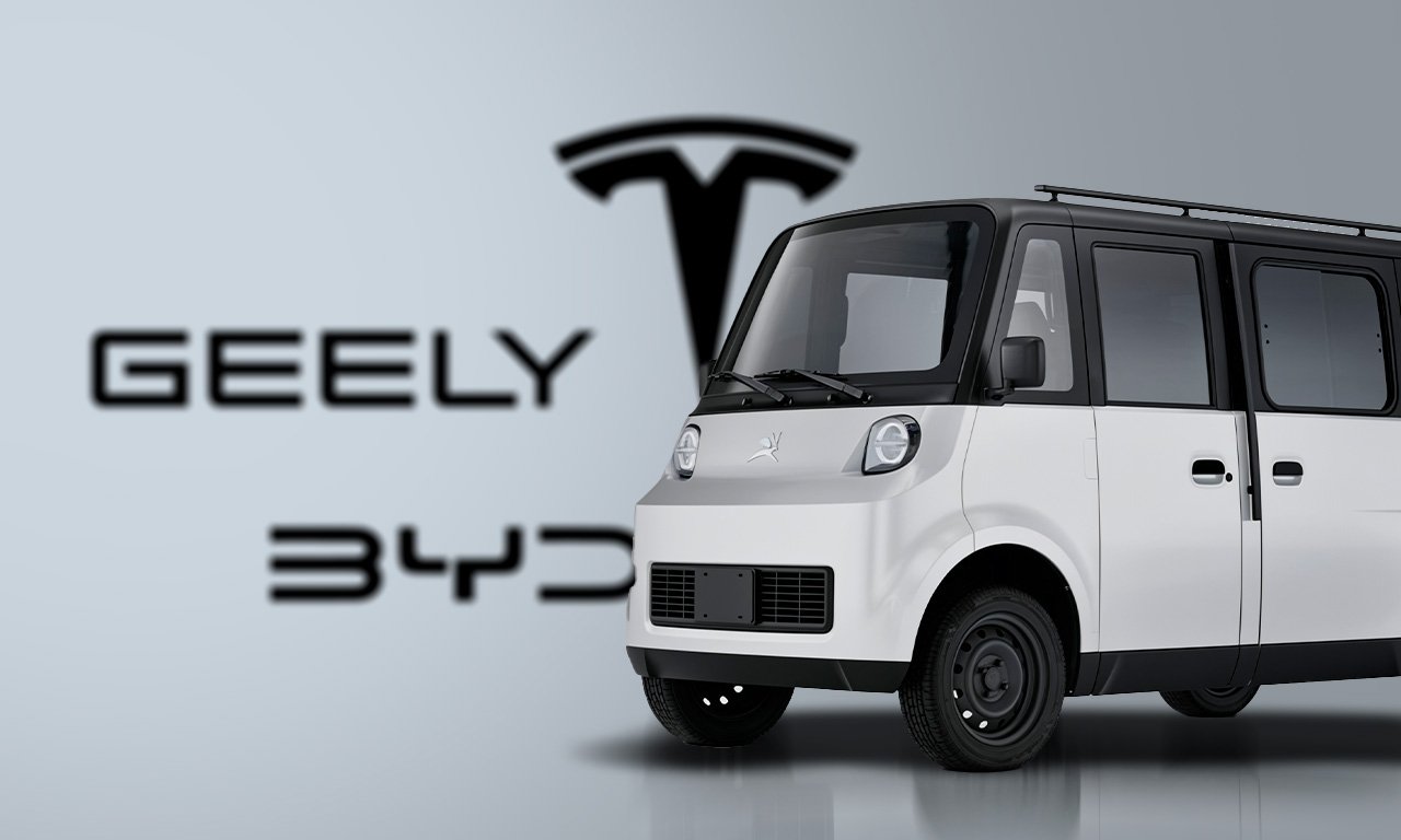 Olinia electric vehicle prototype on display