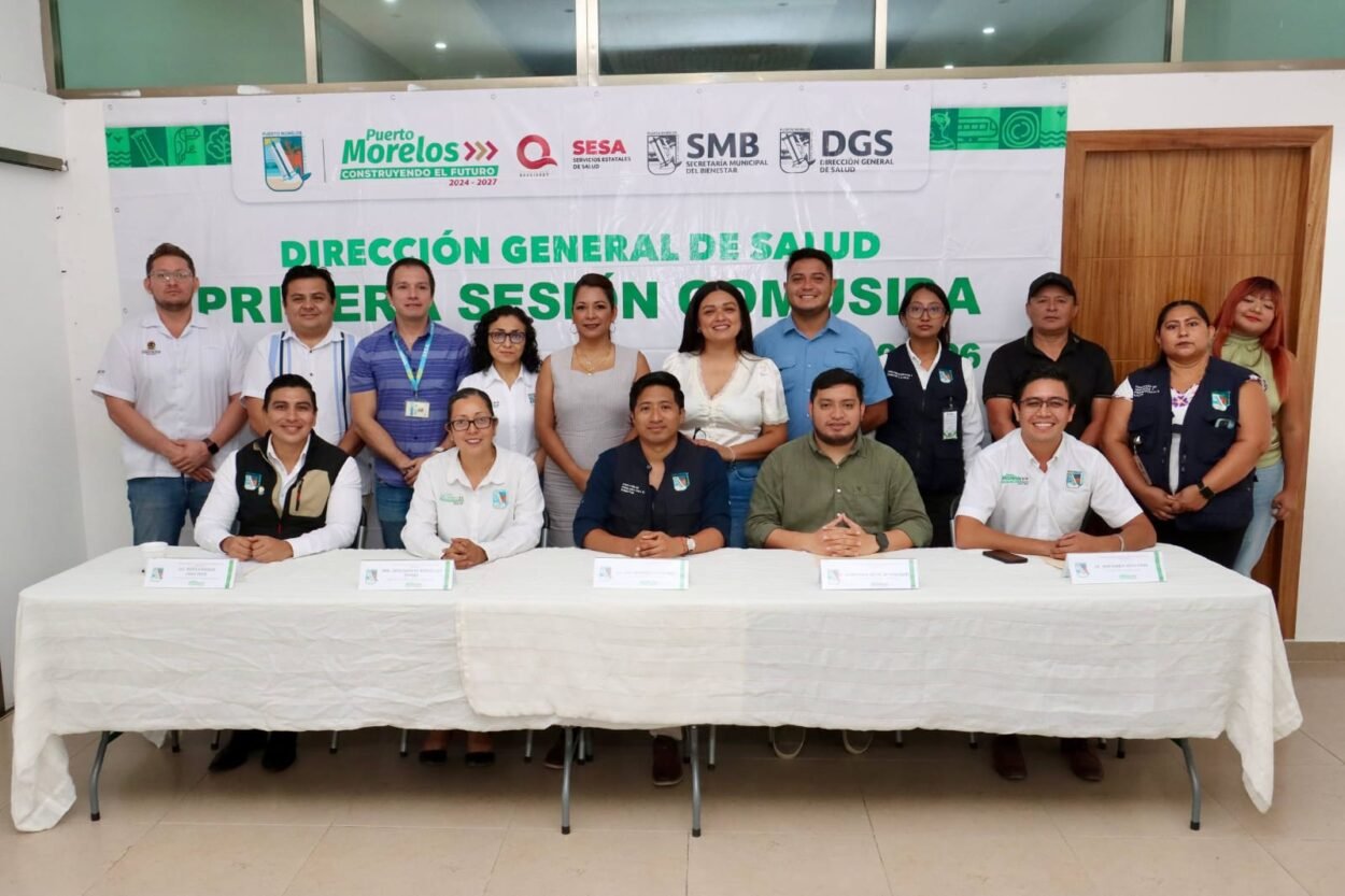 Officials at the first COMUSIDA session in Puerto Morelos, 2026
