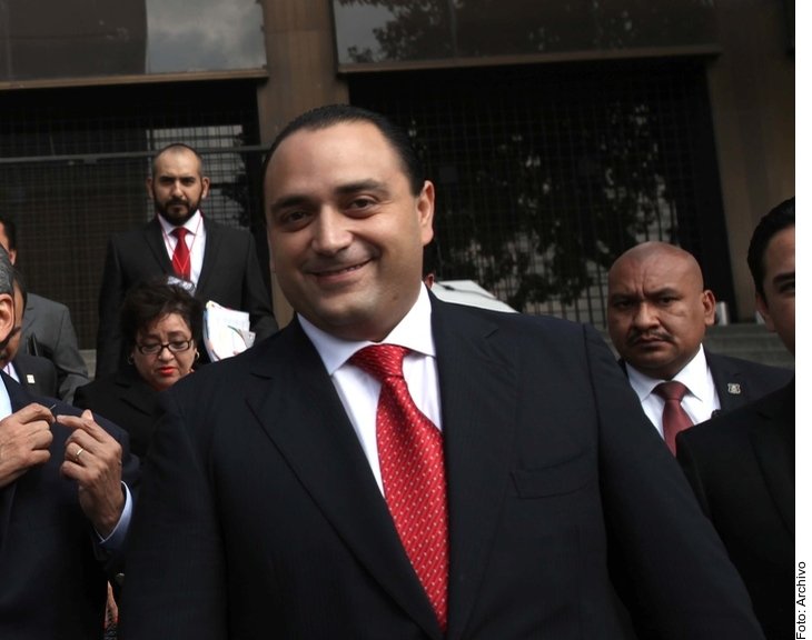 Roberto Borge, former governor of Quintana Roo, during a court appearance