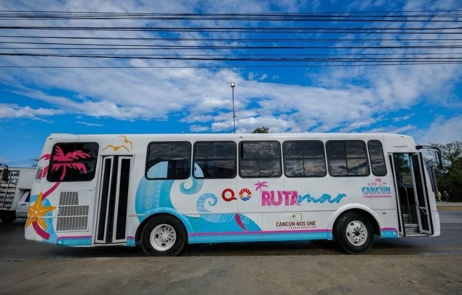 Ruta Mar free bus service in Cancun, Quintana Roo