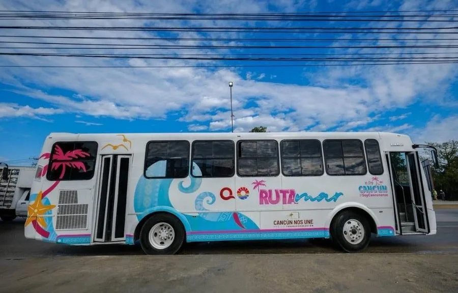 Ruta Mar free bus service in Cancun, Quintana Roo
