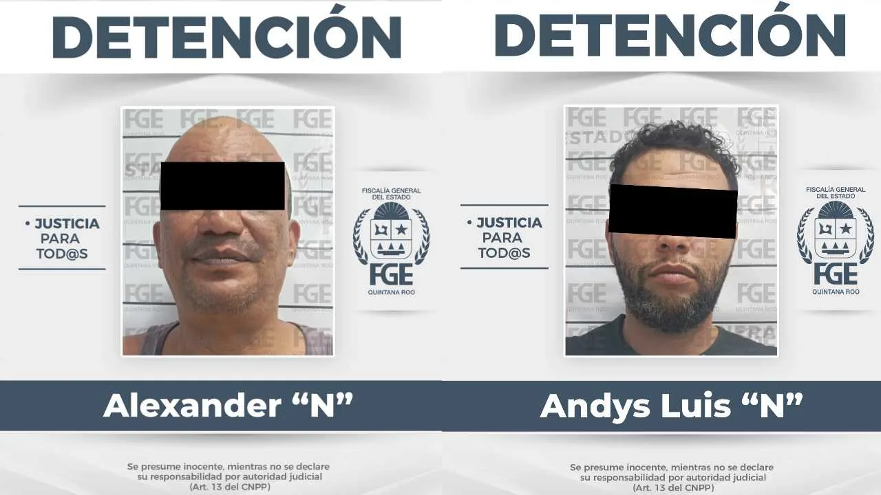 Two Cuban men arrested for assaulting an elderly woman in Puerto Morelos, Quintana Roo