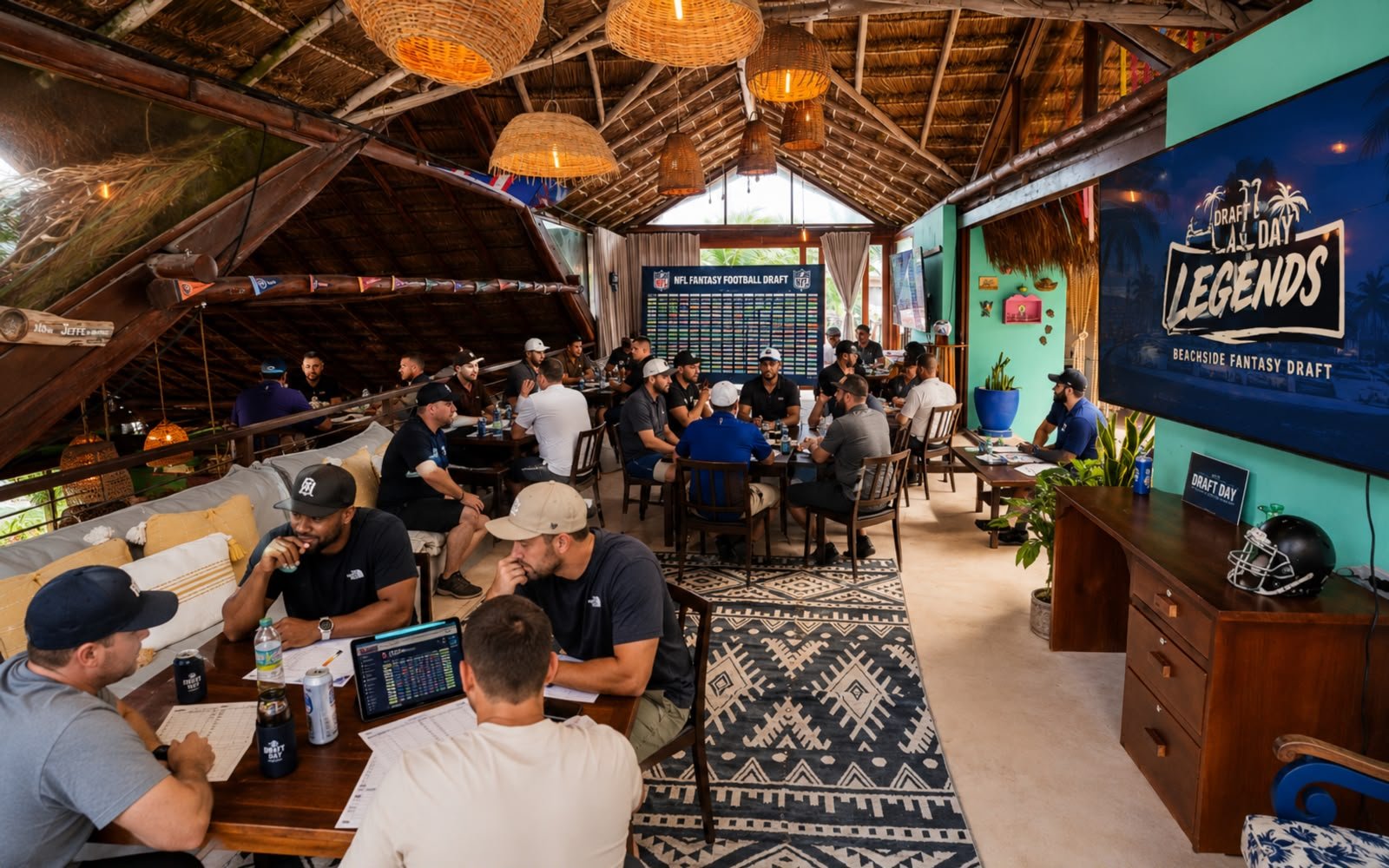 Beachside Fantasy Draft Tulum