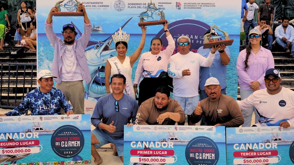 Fishing Tournament Winners from Puerto Aventuras