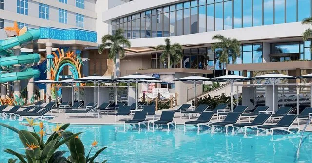 Beach Palace Cancun hotel exterior after renovation