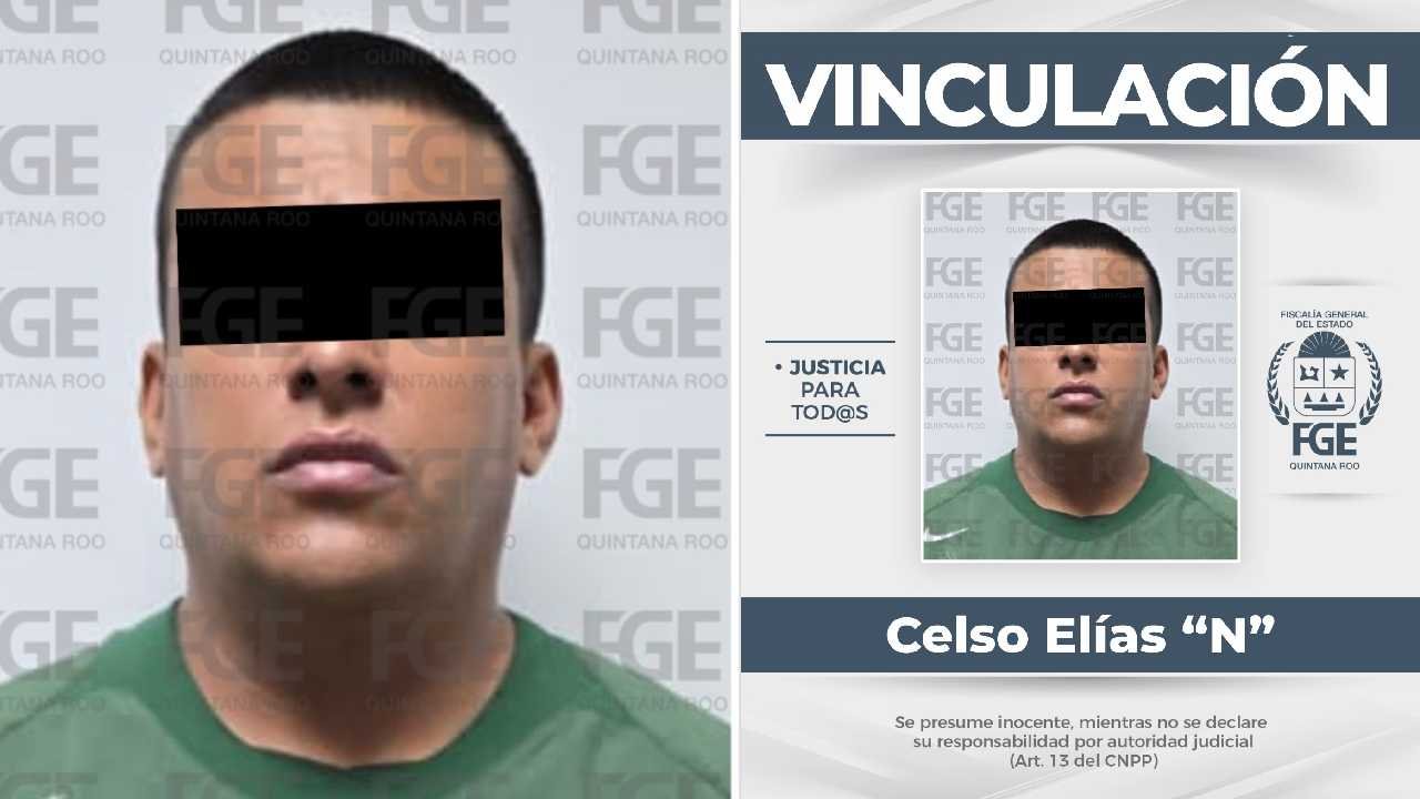 Mugshot of Celso Elias, suspect in the Villas Otoch trash container murder in Cancun