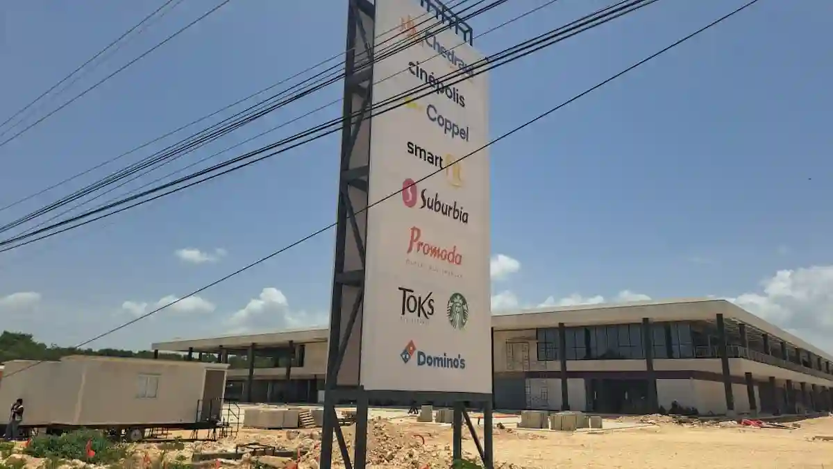 Rendering of Centro Tulum, a mixed-use commercial development in Tulum, Quintana Roo