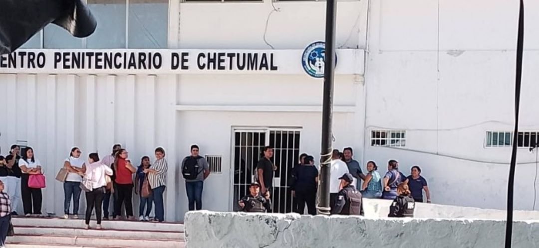 Exterior view of the Chetumal prison facility in Quintana Roo, Mexico