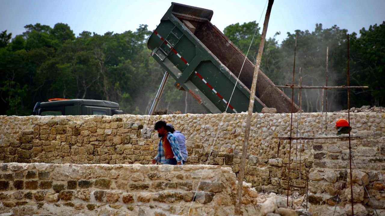 Researchers presenting a criminal complaint against INAH for archaeological damage related to the Maya Train project