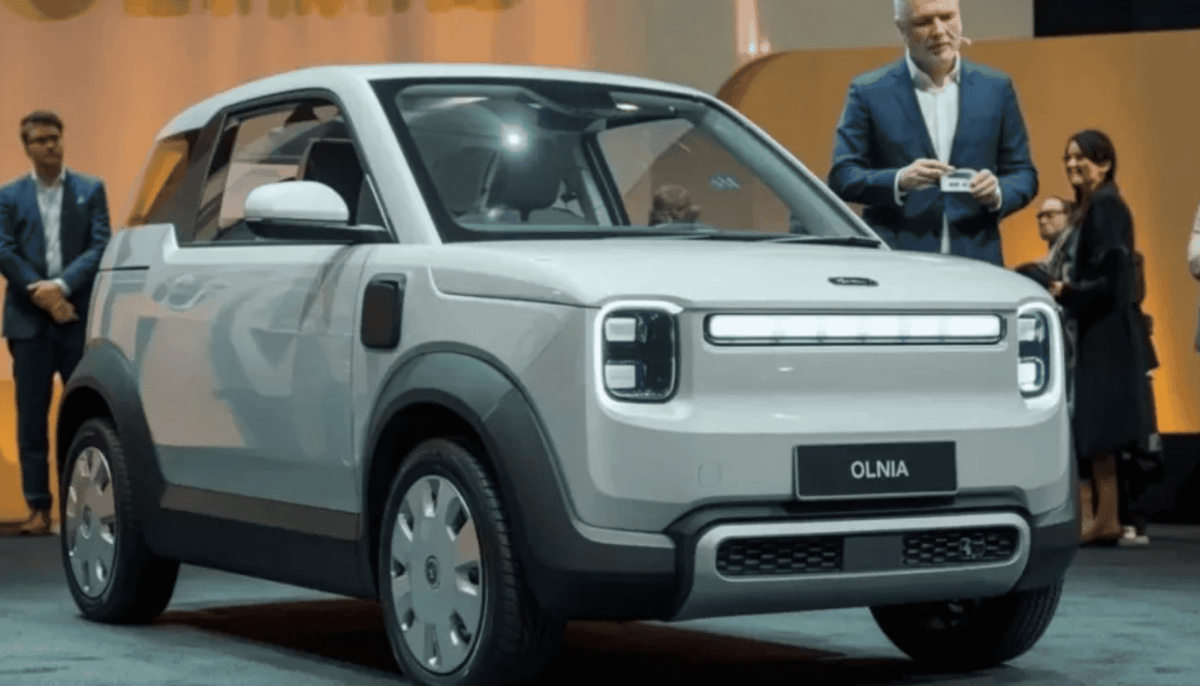 Concept image of the Olinia electric vehicle