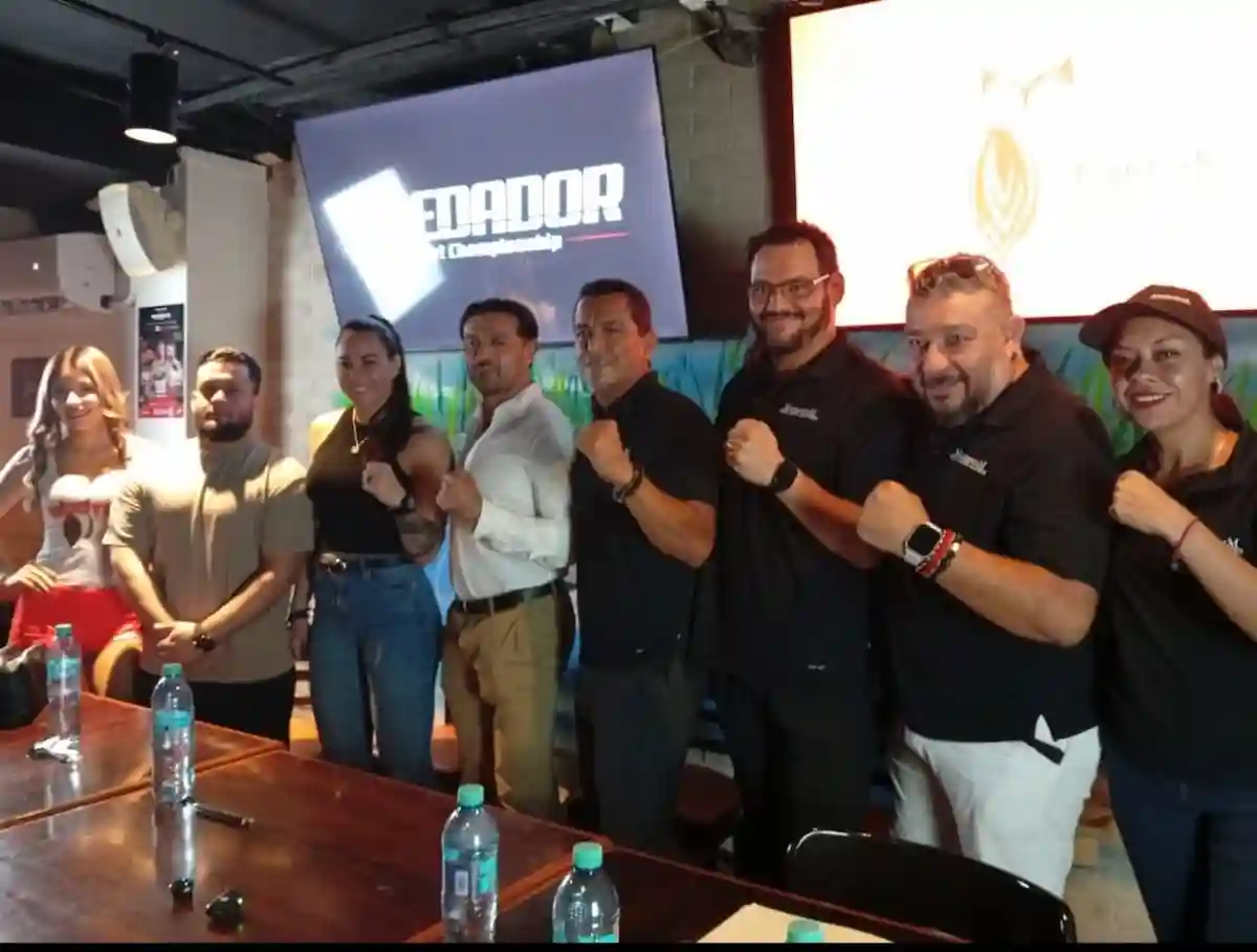MMA event Predador Fight Championship 49 press conference in Cancun