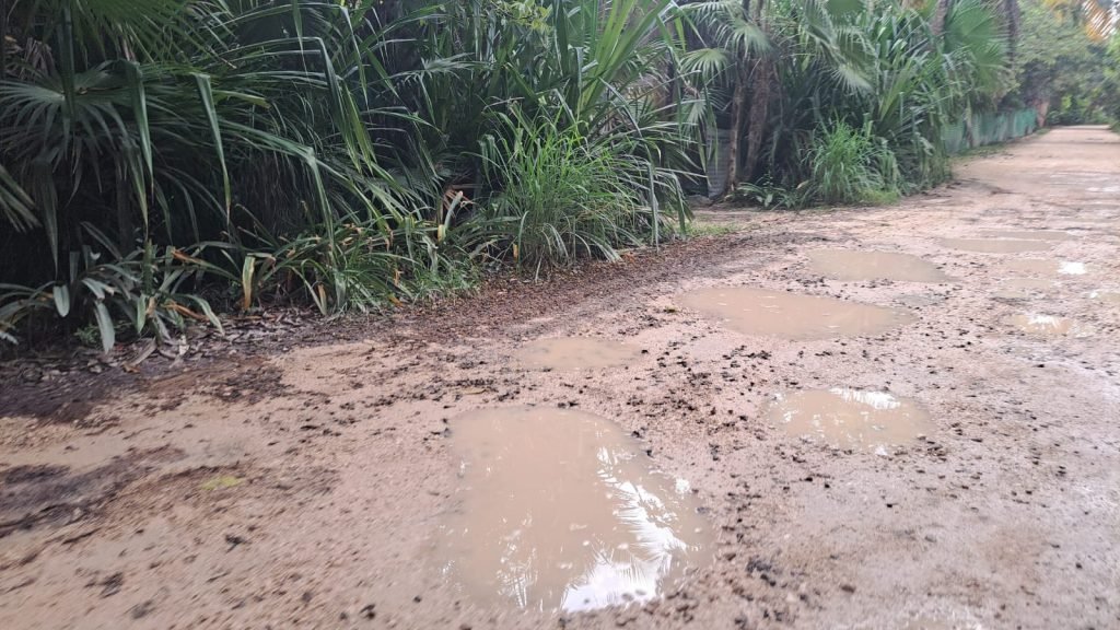 Residents of Punta Allen gather to demand basic services