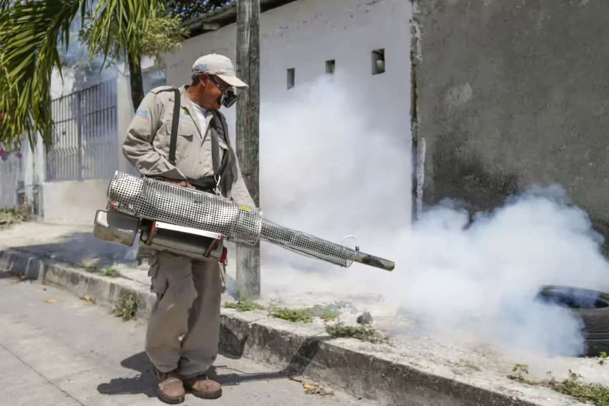 Dengue case count graphic for Quintana Roo