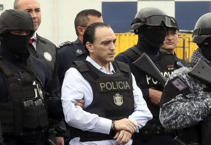 Roberto Borge, former governor of Quintana Roo, during a court appearance