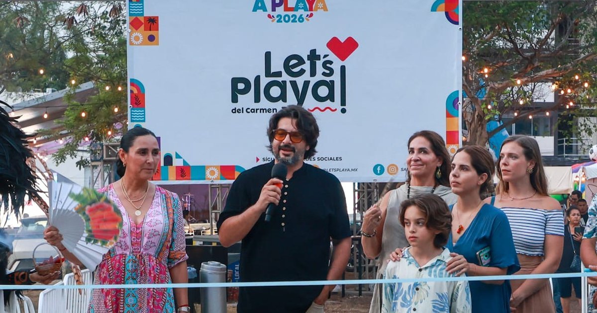 Officials and organizers at the inauguration of Sabor a Playa 2026 in Playa del Carmen
