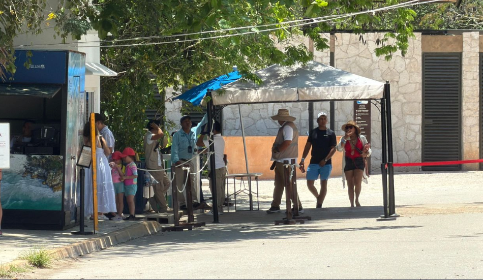 The Tulum archaeological zone in Quintana Roo, Mexico
