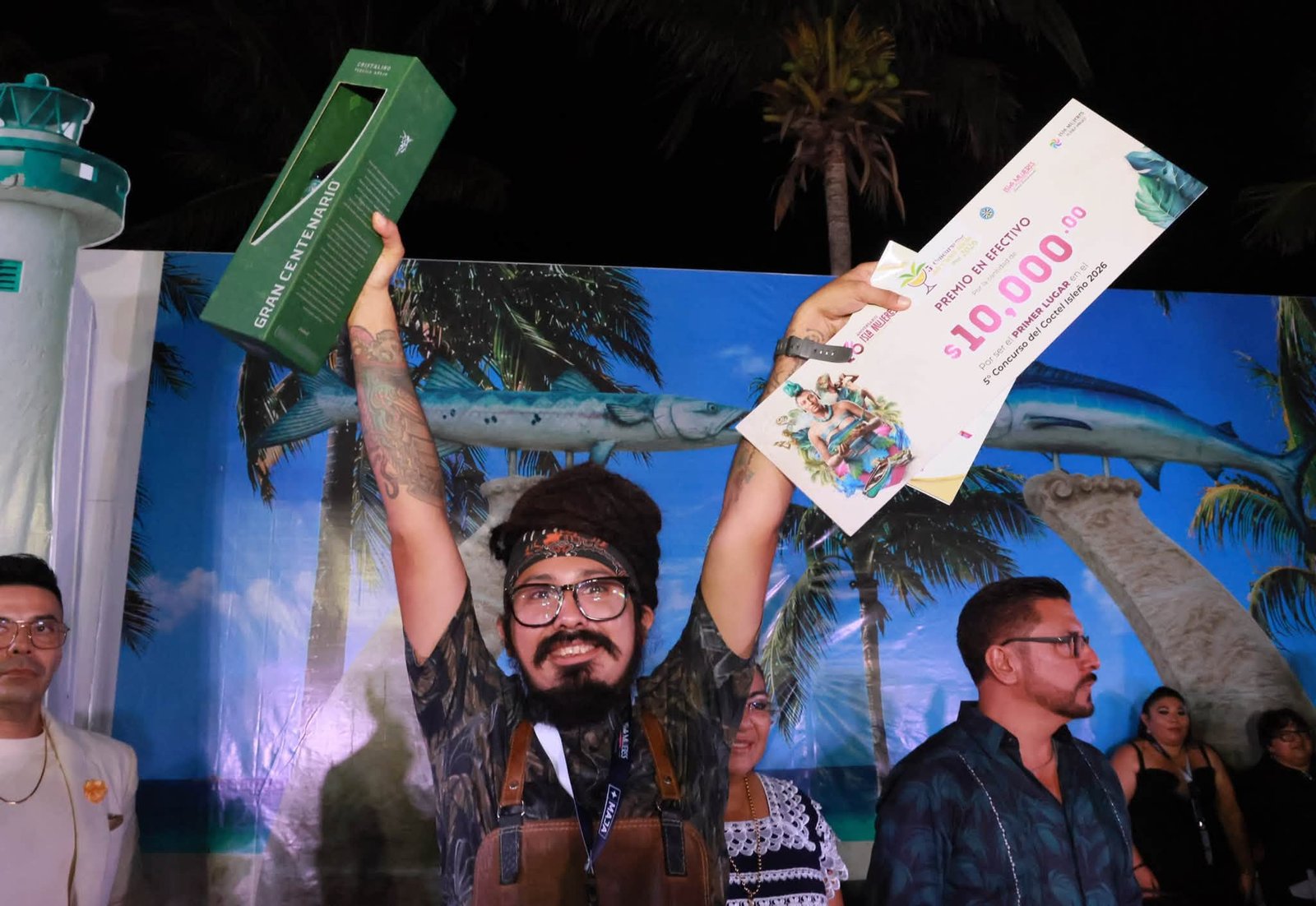 Winner of the Isla Mujeres cocktail contest