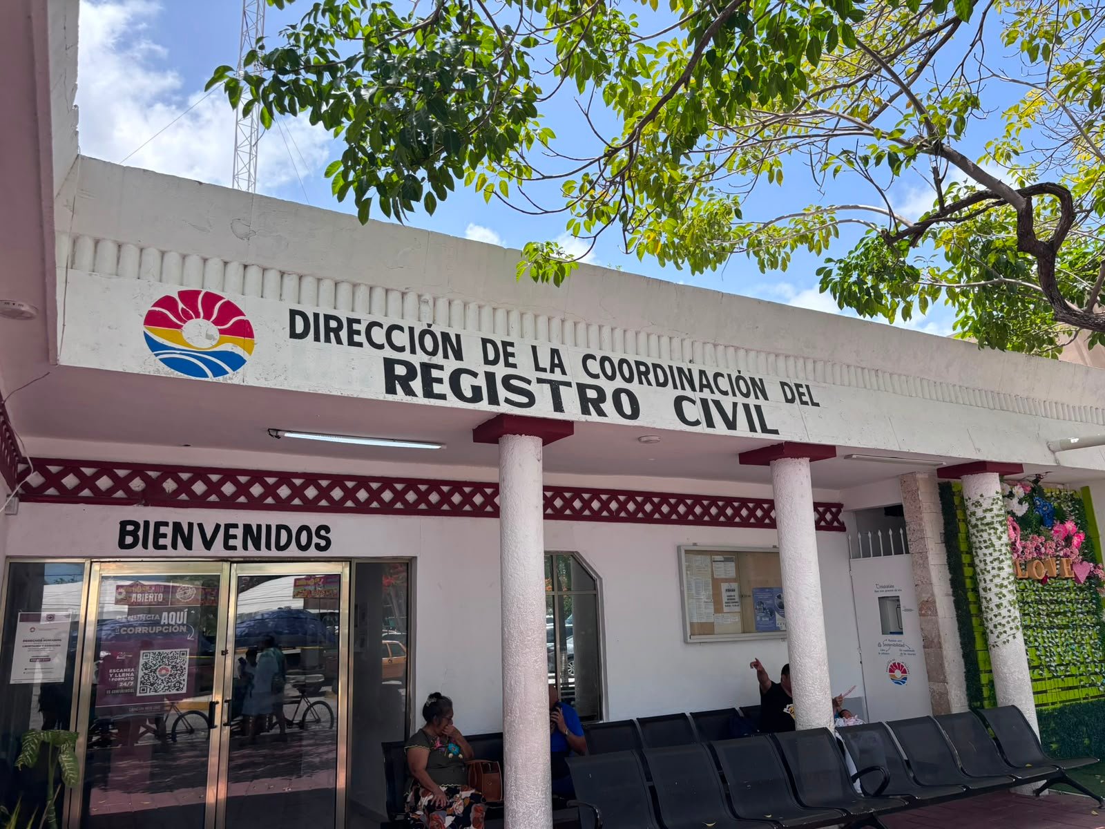The Civil Registry office in Cancun where a new room for death registration procedures will be set up