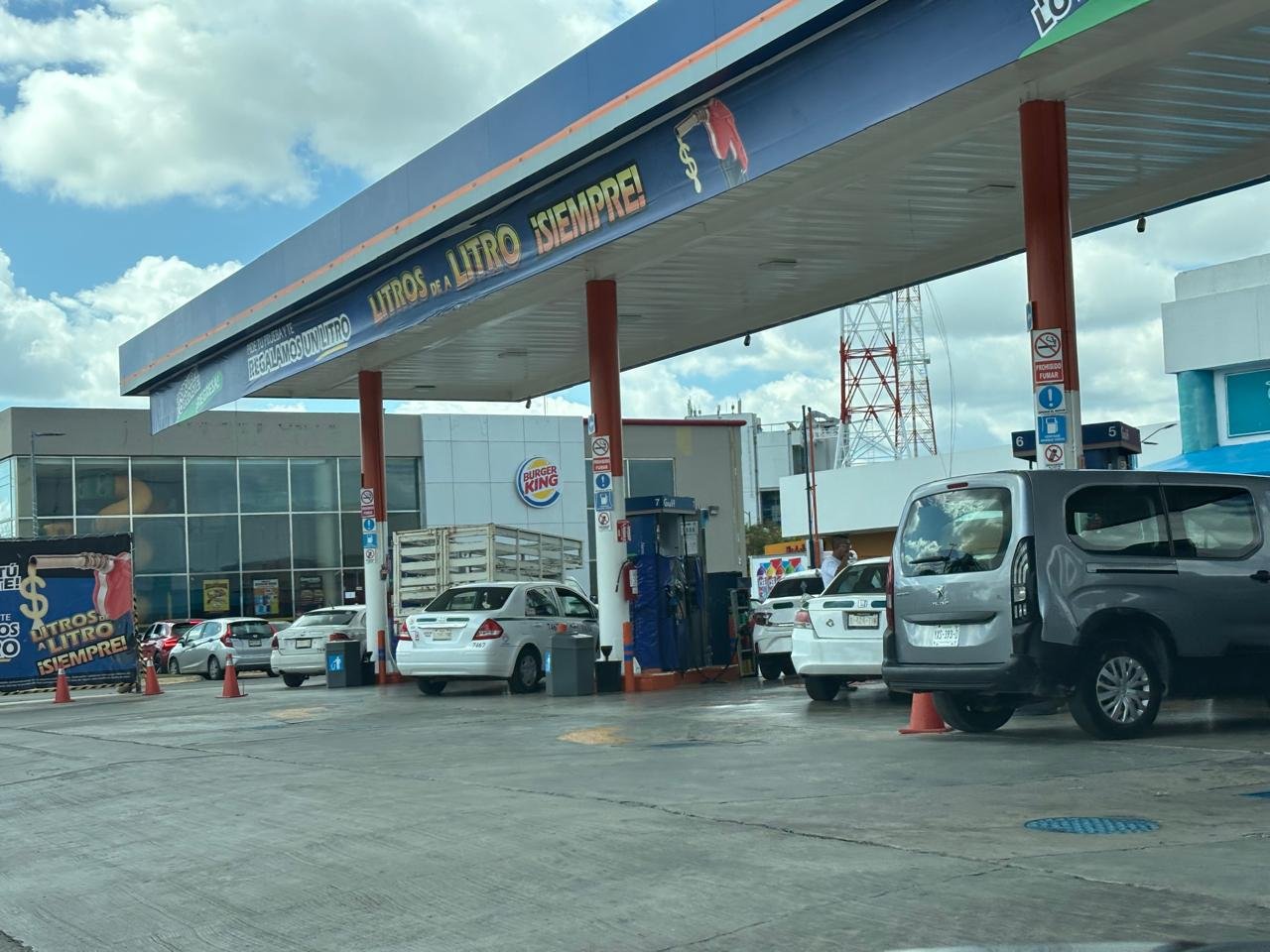 A GO GAS station on Avenida Kabah in Cancun, Quintana Roo, where regular gasoline was the highest-priced in Mexico.