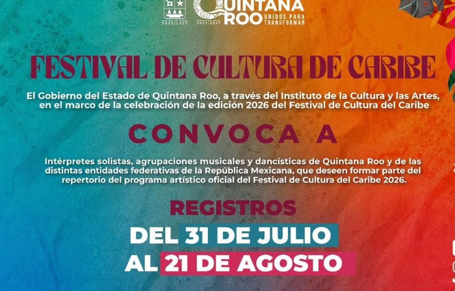 Artists performing at the Festival de Cultura del Caribe in Quintana Roo, Mexico
