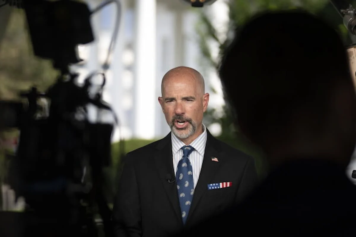DEA Director Terry Cole speaks during a news conference at the U.S. Department of Justice