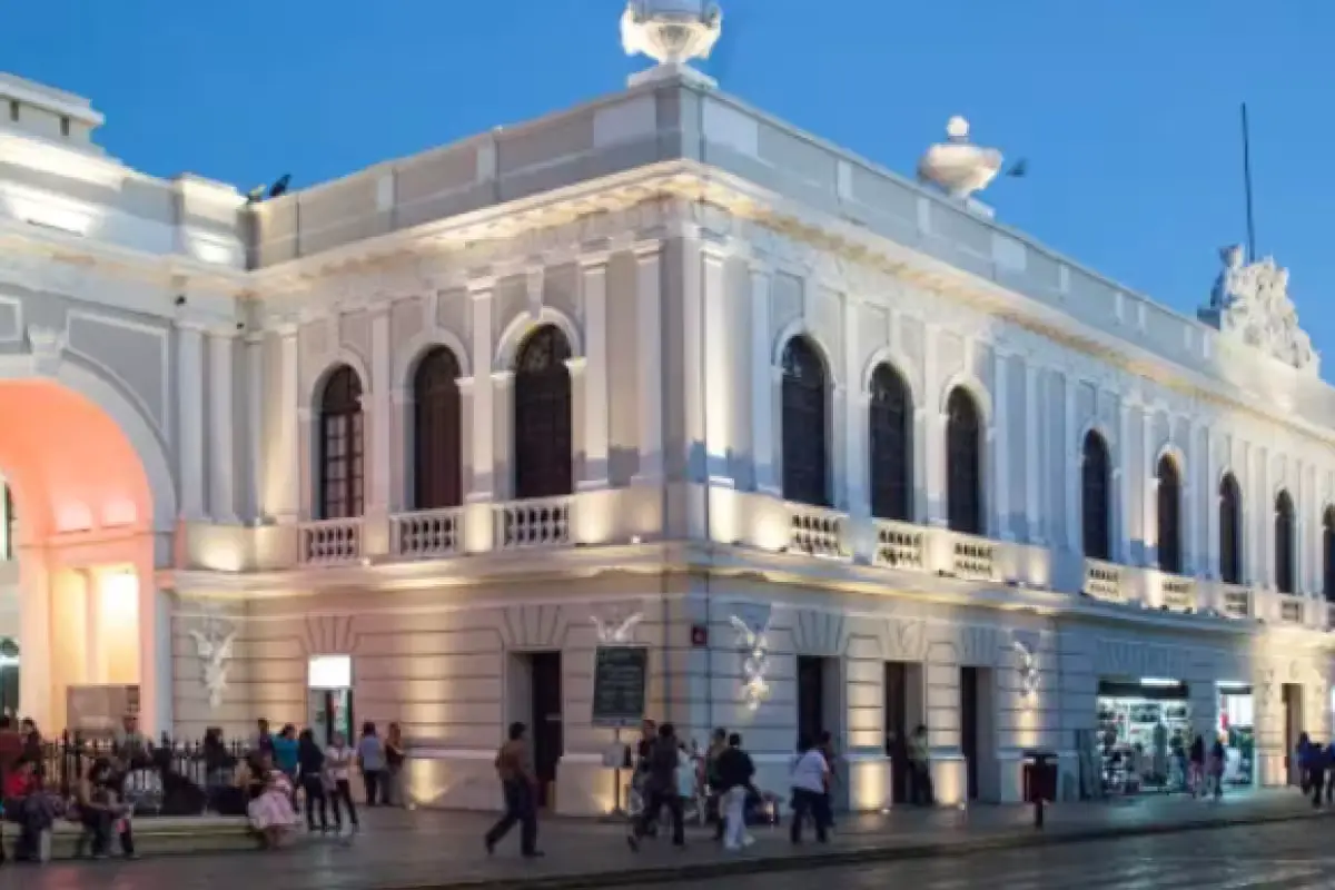 Ex Ateneo Peninsular building in Mérida's historic center