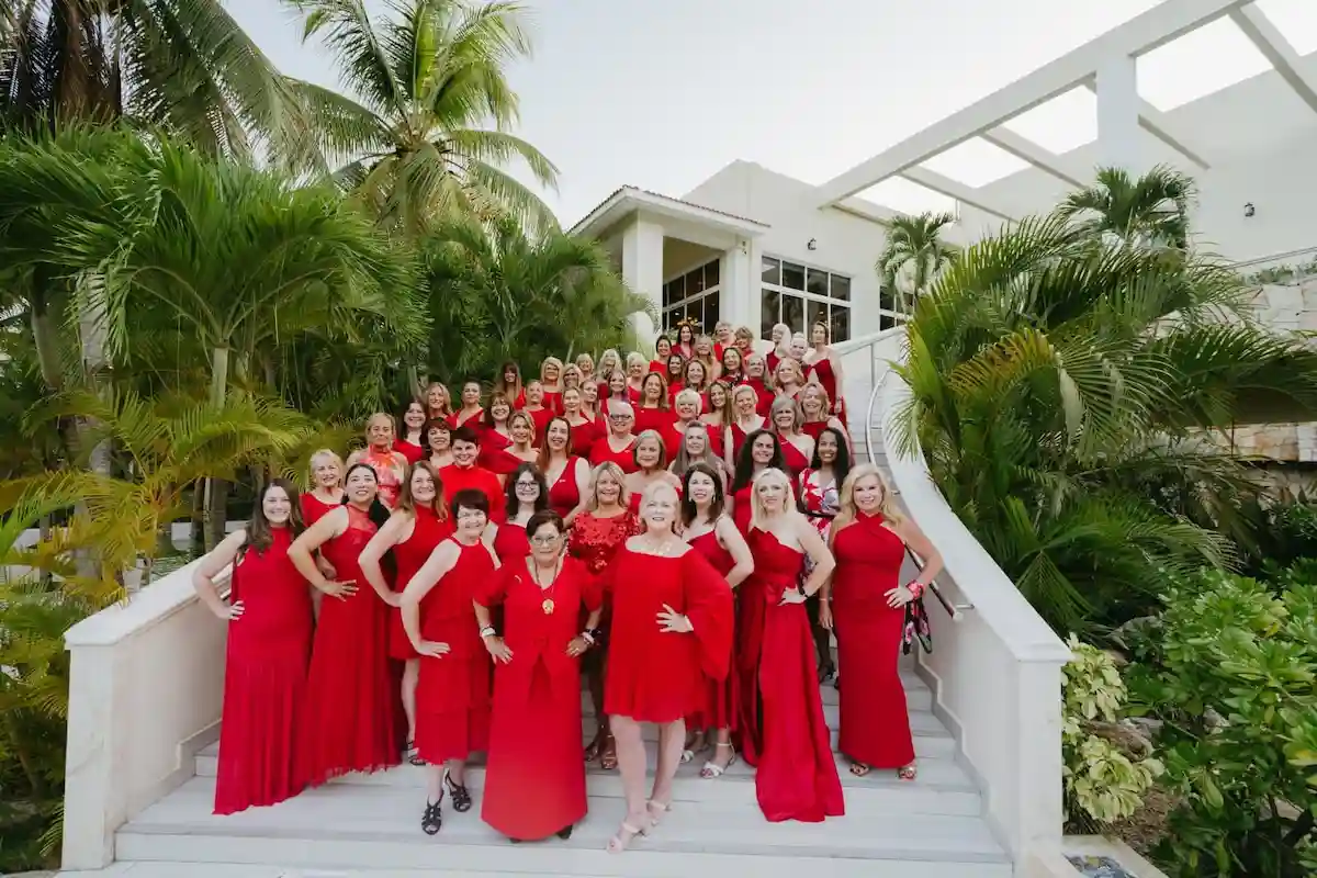 Women leaders attending the Female Leaders in Travel Conclave in Riviera Maya