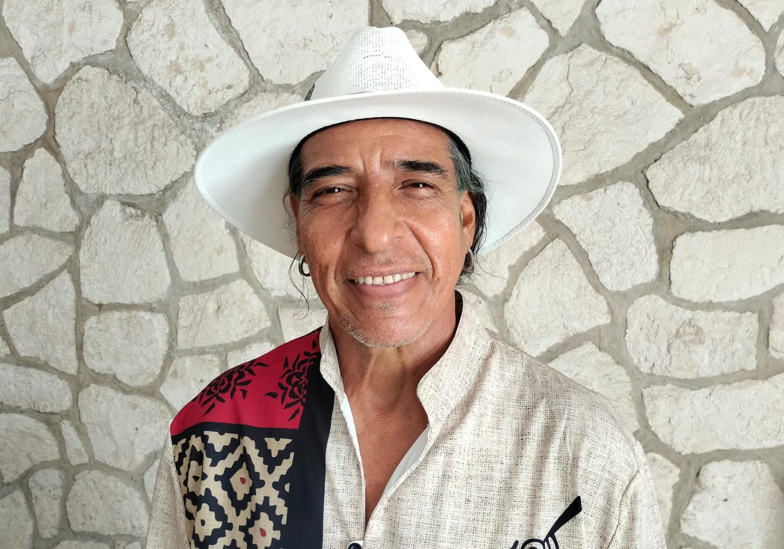 Javier Alarcón Mujica, president of the Association of Older Adults of Indigenous and Afro-Descendant Peoples, during an interview