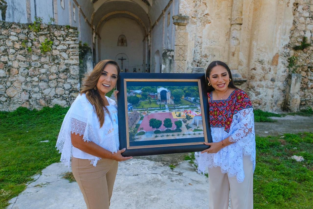 Governor Mara Lezama and Mayor Mary Hernandez announce the expansion of the Caminos Ancestrales project in Felipe Carrillo Puerto