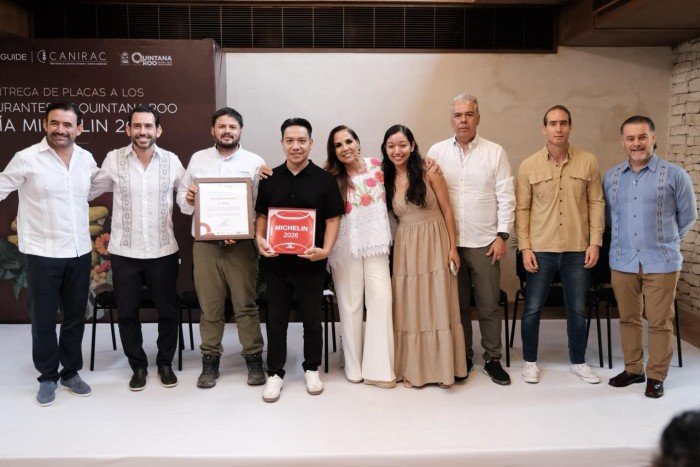 Governor Mara Lezama presents Michelin Guide 2026 awards to 19 Quintana Roo restaurants in Tulum