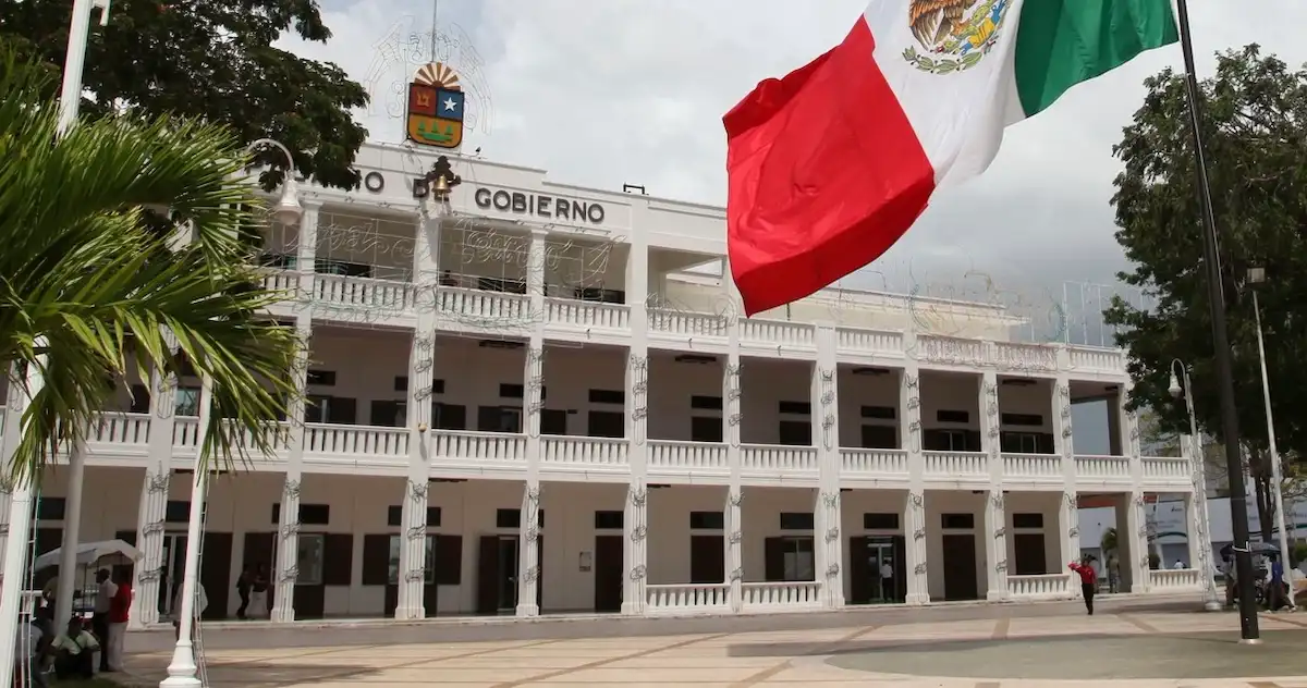 Gov. Mara Lezama addresses the media in Chetumal, Quintana Roo.