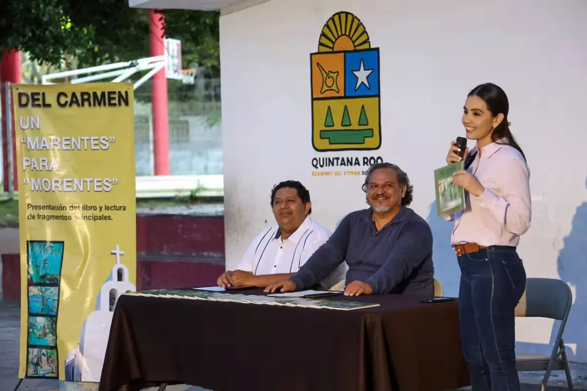 María José Osorio Rosas, Green Party deputy for District 10 in Quintana Roo, during a public appearance.