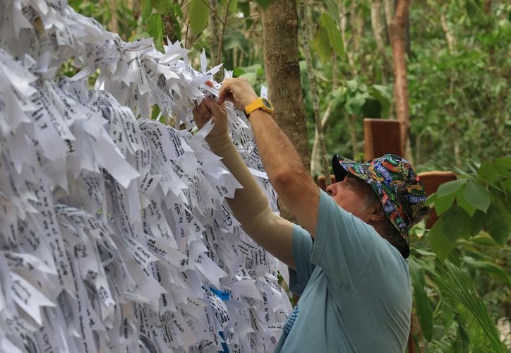 Open-air chapel at the Mary Undoer of Knots Sanctuary in Cancun, Quintana Roo