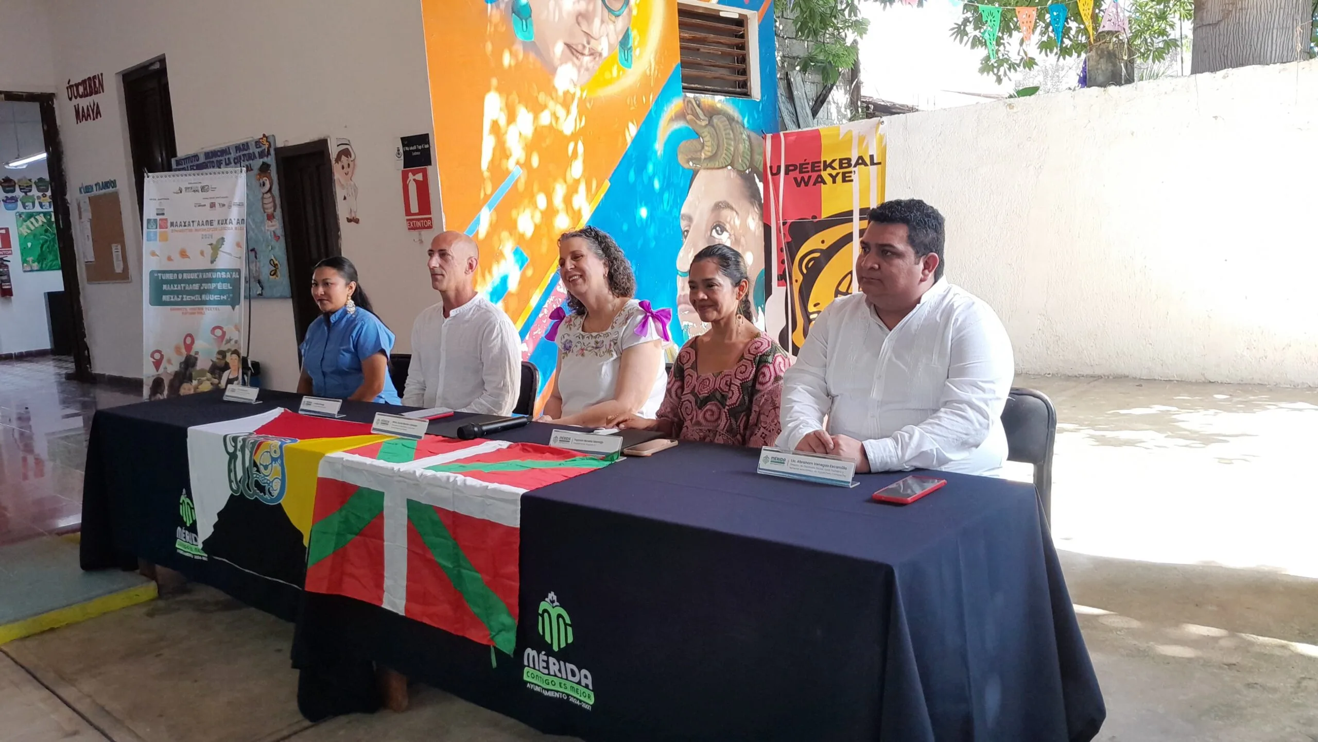 Municipal representatives from Yucatan, Campeche and Quintana Roo gather in Merida, Yucatan, to support the Maya language.