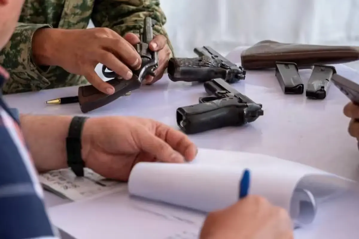 A firearm kept at home for protection in Quintana Roo