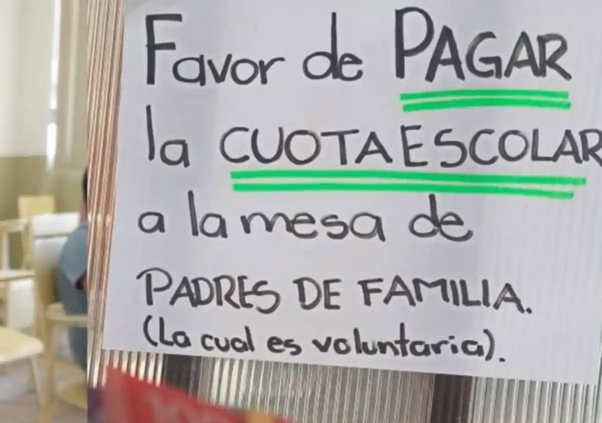 Sergio Acosta Manzanero speaks about voluntary school fees in Quintana Roo