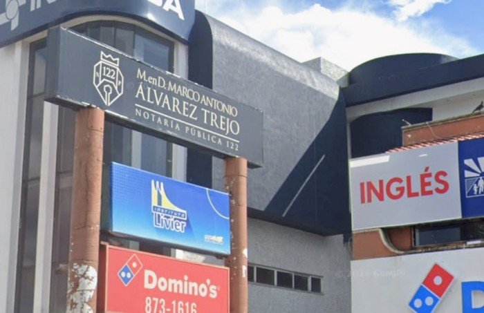 A notary office in Playa del Carmen where the new municipal digital platform will automate property sale reporting.