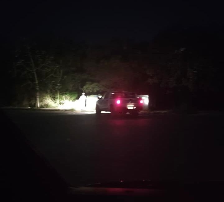 Residents of Playa del Carmen neighborhoods experience a power outage during the night