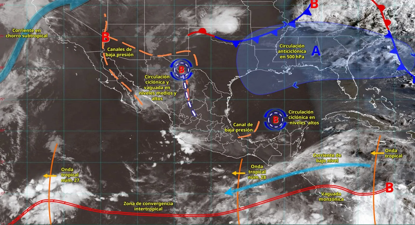 Cloudy skies and rain expected across Quintana Roo on Monday
