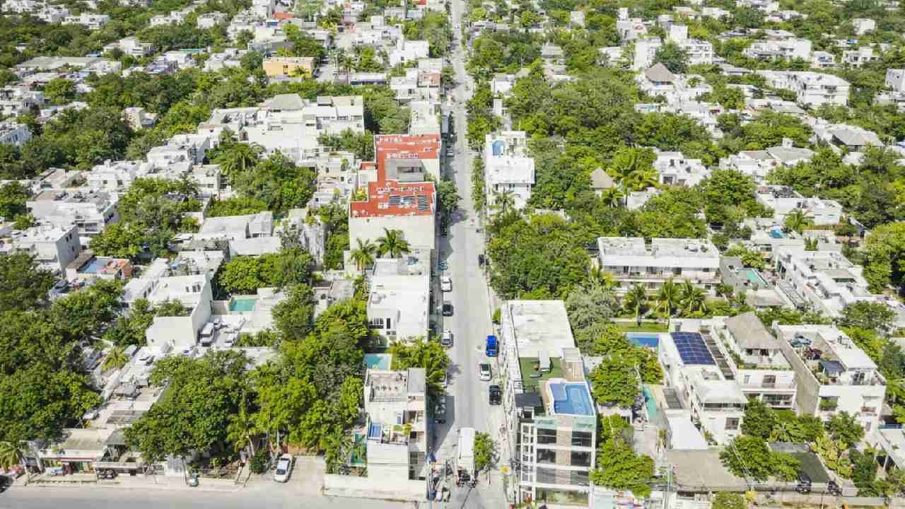 Map of proposed bypass and coastal road pair in Tulum, Quintana Roo