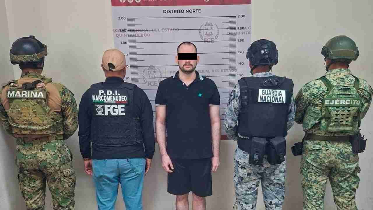 Police found drugs and scales during a raid on a home in Cancun