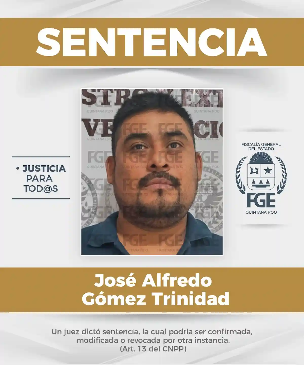 Three men convicted of aggravated kidnapping in Cancún and sentenced to 70 years in prison
