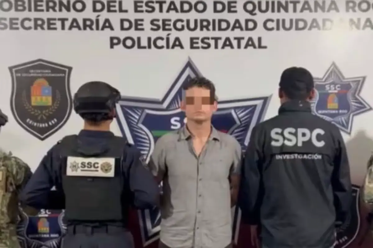 US fugitive wanted for homicide in Iowa presented by authorities in Isla Mujeres