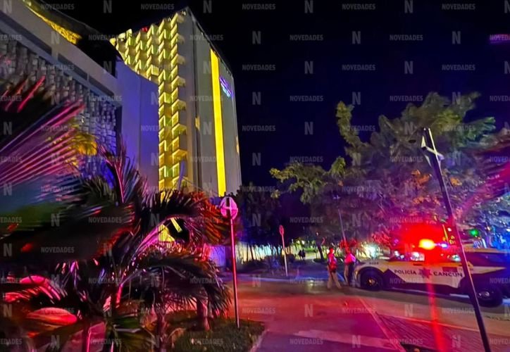 The Breathless hotel on Boulevard Kukulcan in Cancun, where a US tourist died after falling from the 18th floor.